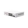 HUB SWITCH MIKROTIK Ethernet (10/100/1000)  CSS610-8G-2S+IN 8p.Gig +