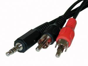 CAVO ADATTATORE MINI JACK/2RCA LUNG. 1,5 MT