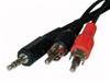 CAVO ADATTATORE MINI JACK/2RCA LUNG. 1,5 MT