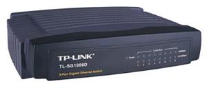 HUB SWITCH 8 PORTE TP-LINK 10/100 BASE RJ45,  ALIMENT. ESTERNO