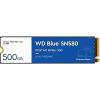 HARD DISK WESTERN DIGITAL Blue SN580 500GB NVME M.2 PCI Express Gen4 x4 3600MB/s Lettura 400MB/s,WDS500G3B0E