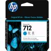 CARTUCCIA HP N.712 Volume dell'inchiostro a colori 29ml 3ED67A Ciano Designjet T210, T230, T250, T630, T650 