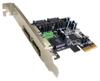 SCHEDA CONTROLLER PCI E-SATA/SATA II con 2 PORTE INTERNE + 2 PORTE ESTERNE + funzione RAID 0,1/ 0+1