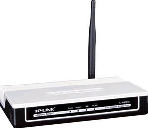 Access Point Wireless TP-LINK 54Mbps Multifunzione. Lavora come Access Point, Access Point Client, Bridge, Multi-Bridge o Repeater