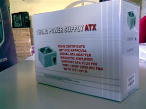 ALIMENTATORE 500W TECNO , 20/24, 2 connettori SATA, FAN 12CM, RETAIL