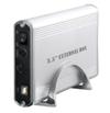 BOX ESTERNO PER HDD 3,5" -interno ide + SATA- -esterno Usb 2.0- IN ALLUMINIO CON ALIM ESTERNO