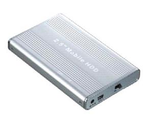 BOX ESTERNO USB 2.0 PER HD DA 2,5"  EIDE/SATA 2.0  In Alluminio Silver