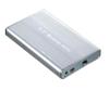 BOX ESTERNO USB 2.0 PER HD DA 2,5"  EIDE/SATA 2.0  In Alluminio Silver