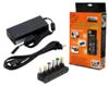 ALIMENTATORE Universale per Notebook 120W, 19V ,Dotato di 6 differenti connettori 