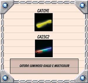 CATODO LUMINOSO PER CASE MULTICOLOR ( 2 PER CONF.)