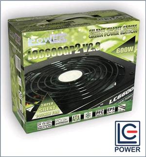 ALIMENTATORE 600W  LC-POWER LC6600GP2  V2.3 GREEN POWER VENTOLA 14CM