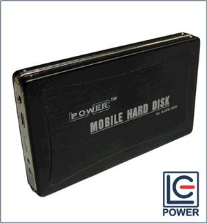 BOX ESTERNO LC-POWER USB 2.0 PER HDD SATA DA 2,5" EH-25BSII