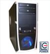 CASE LC-POWER 906-B ATX, PSU 400W 120MM FAN + 120MM CASE FAN NERO