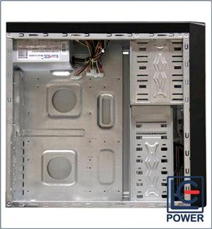 CASE LC-POWER 648-B ATX, PSU 420W 80MM FAN NERO