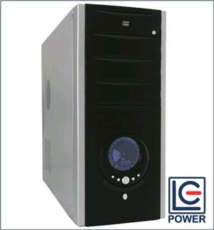 CASE LC-POWER 7016SD ATX, PSU 420W 80MM FAN SILVER/NERO