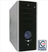 CASE LC-POWER 7016SD ATX, PSU 420W 80MM FAN SILVER/NERO