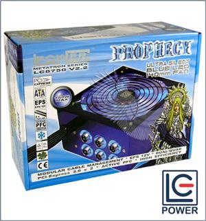 ALIMENTATORE 750WATT LC POWER LC8750II V2.2 PROPHECY