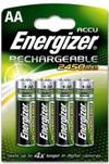 BATTERIE ENERGIZER En Ricaricabili 2450mAh (BL 4xAA)