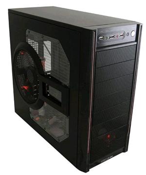 CASE LC-POWER PRO-920R VERITAS_3009 ATX, NO PSU NERO/ROSSO HD-AUDIO