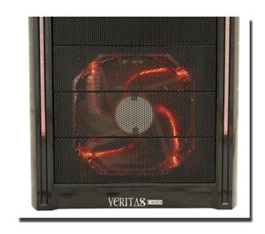 CASE LC-POWER PRO-920R VERITAS_3009 ATX, NO PSU NERO/ROSSO HD-AUDIO
