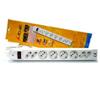 CIABATTA ELETTRICA 8 POSTI COL.bianco con sistema di sicurezza bambini (4xSchuko+4xItalia