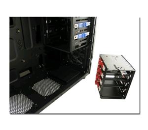 CASE LC-POWER PRO-921B WARMACHINE_X ATX, NO PSU NERO HD-AUDIO