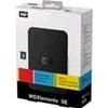 HARD DISK ESTERNO DA 2,5 WESTERN DIGITAL 500GB Elements Black USB 2.0, WDBAAR5000ABK