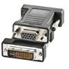 ADATTATORE DVI/VGA 15 F/12+1+4 M, DVI(M) a SVGA(F)