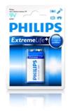 BATTERIE Philips Transistor 9V 6LR61E 1pz (ExtremeLife+ 9V Blister 1Pz.) (BAPHI6LR61E1B)