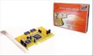 SCHEDA CONTROLLER PCI SATA-150 con 2 porte, con funzione RAID e cavi inclusi
