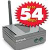 PRINTER SERVER WIRELESS D-LINK DP-G310 ,54 mbps ,1 USB-1 RJ45