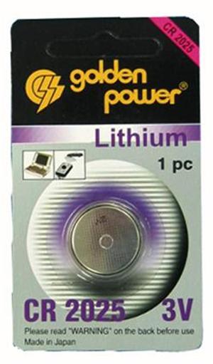 BATTERIE A BOTTONE AL LITIO 3V CR2025 20X2,5MM