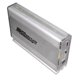 BOX ESTERNO Multimediale Audio/Video PER HD DA 3,5" USB 2.0, USCITE AV E VGA (LETTORE DIVX, XVID, E TUTTI I FORMATI VIDEO, AUDIO E FOTO)