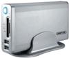 BOX ESTERNO PER HD DA 3,5" CON 2 PORTE USB 2.0 + 1 Card Reader che legge fino a 15 diversi tipi di memorie