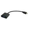 ADATTATORE DA HDMI (M) to VGA (F) 0.15m Value Black (12.99.3114-10)
