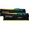 DIMM DDR5 32GB PC 5200 KIT 2x16GB CL40 Kingston FURY Beast RGB KF552C40BBAK2-32