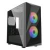 CASE MINI-TOWER-MICRO- MINI-ITX COOLER MASTER GAMING - CMP 320 ARGB - PANNELLO LATERALE