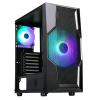 CASE ATX MOD.OXYGEN - Gaming Middle Tower, 20cm & 12cm ARGB fan, USB3, Side Panel Temp Glass