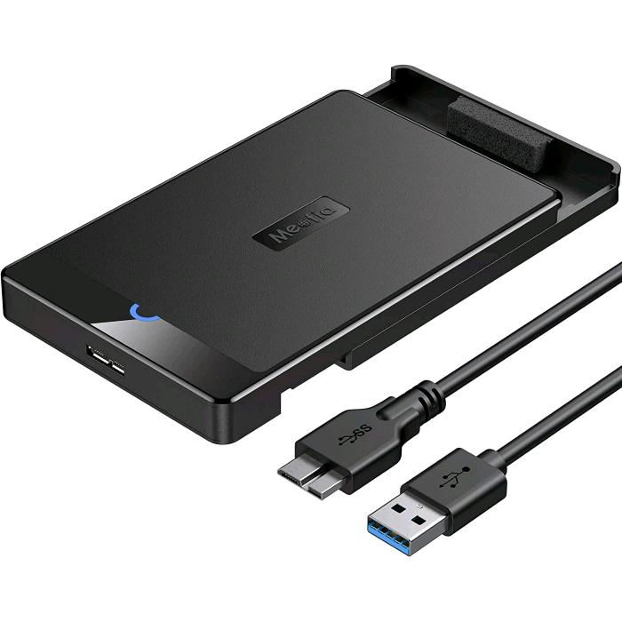 BOX ESTERNO Meofia Case Hard Disk 2.5 Pollici, USB 3.0 a SATA con UASP  Custodia Disco Rigido Esterno per 7mm e 9,5 mm, SATA I II III, HDD, SSD -  Proservice srl