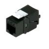 Connettori PLUG RJ45 CAT6 UTP  Value Black Toolless (26.11.0352-60)