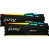 DIMM DDR5 16GB PC 5600 2X8GB Kingston CL36 FURY Beast RGB EX,KF556C36BBEAK2-16