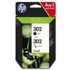 CARTUCCIA HP N. HP 302 MULTIPACK X4D37AE NERO+COLORE 190+165PG HVS