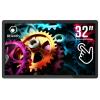 MONITOR OPEN FRAME TOUCH  ATLANTIS MULTIMEDIALE 32" A05-D32W1 10 TOCCHI FULL HD, DP/HDMI/VGA,VESA AUDIO IN/OUT. ALIMENTATORE EST.