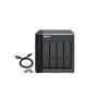 NAS/BOX QNAP TR-004 Tower Numero Bay Totali: 4 Unità di memoria: SATA III (SATA 6Gb/s)