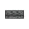 Mini tastiera Slim Wireless + Bluetooth tasti low profile a forbice ,batteria integrata ricaricabile silent KEY-601WBT