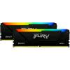 DIMM DDR4 32GB PC 3600MHZ CL18 KINGSTON FURY Beast RGB (2X16GB),KF436C18BB2AK2/32