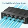 HUB SWITCH 5 PORTE TP-Link LS1005G UNMANAGED -LITEWAVE GIGABIT 10/100/1000 Mbps