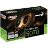 SCHEDA GRAFICA GEFORCE INNO3D RTX 5070 TWIN X2 NVIDIA 12GB GDDR7 192BIT 2512MHZ-BOOST PCIE5.0, 1x HDMI, 3x DisplayPort,N50702-12D7-195064N