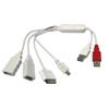 HUB USB 2.0 4 PORTE  (2xUSB A-F + 1x iPOD/IPHONE socket + 1 x mini 5p M). 