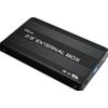 BOX ESTERNO VEKTOR PER HD DA 2,5" SATA USB 3.0 In Alluminio Nero